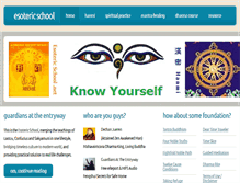 Tablet Screenshot of esotericschool.net